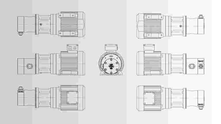 CAD-Daten einer Zahnradpumpe für Sperrdrucksysteme von Scherzinger.