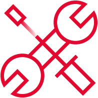 Icon zum individuellen Reparaturservice von Scherzinger Pumpen.